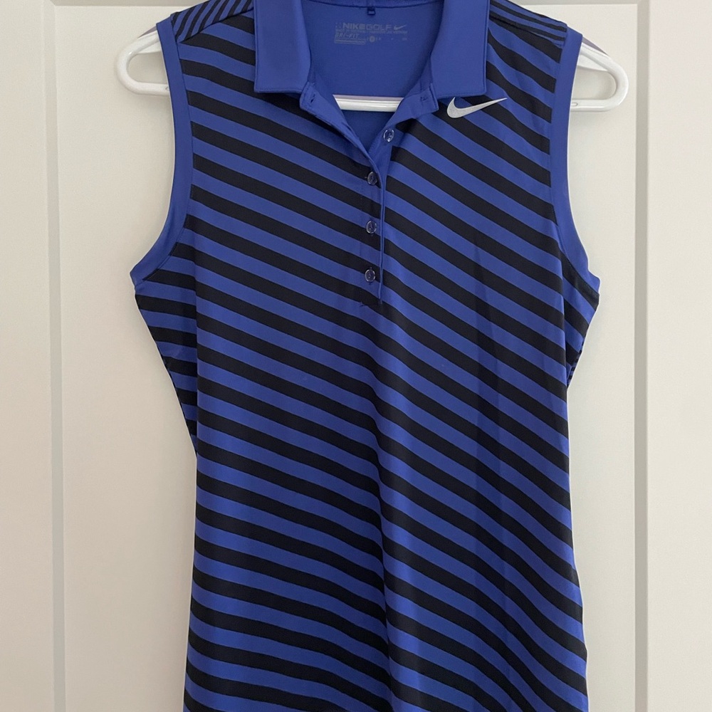 Nike Golf Dri-FIT Blue Polo Shirt